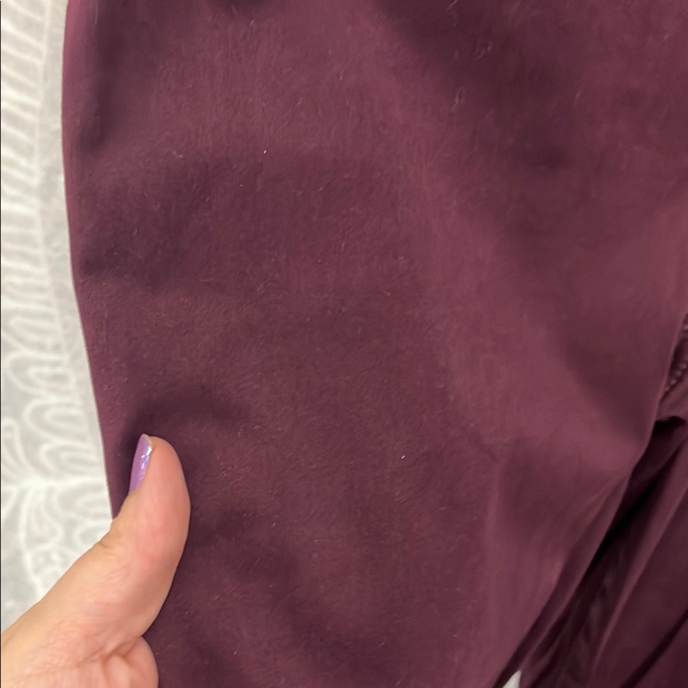 Chico's Dark Burgundy Straight Leg Pants Size 1.5R M 10 - Picture 10 of 10